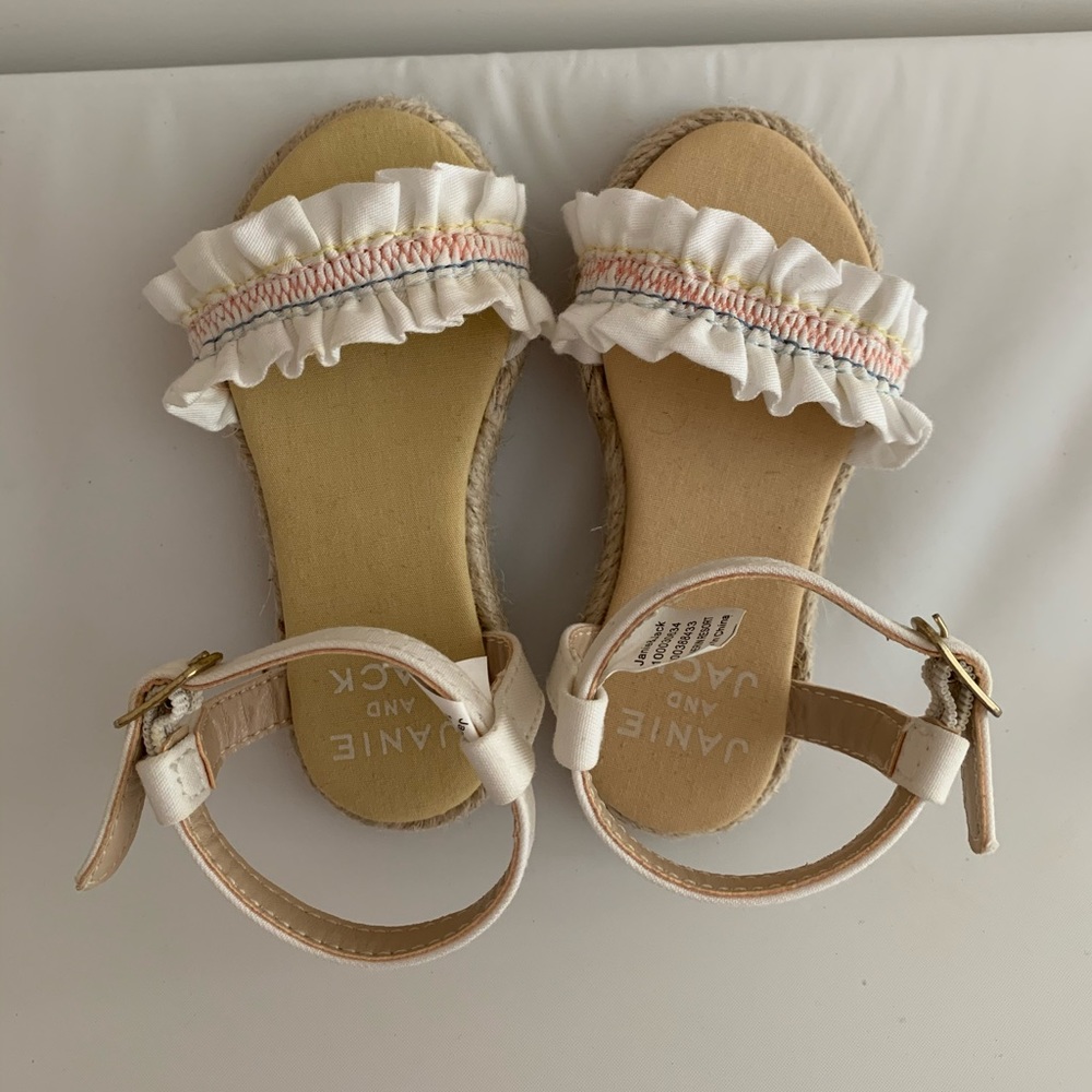 Janie and jack sandals (brand new never worn)